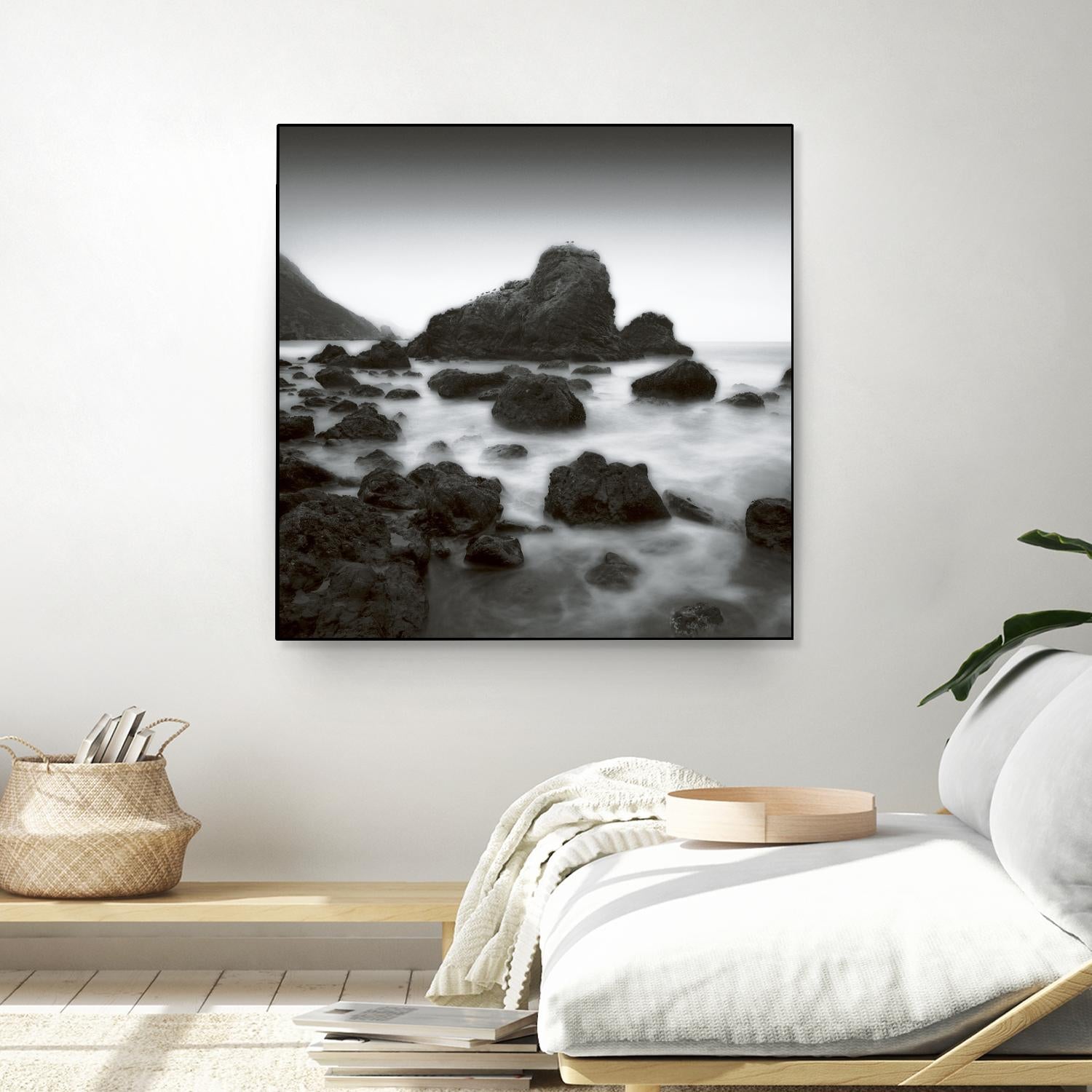 Ocean Rocks Muir Beach by Jamie Cook on GIANT ART - white sea scene