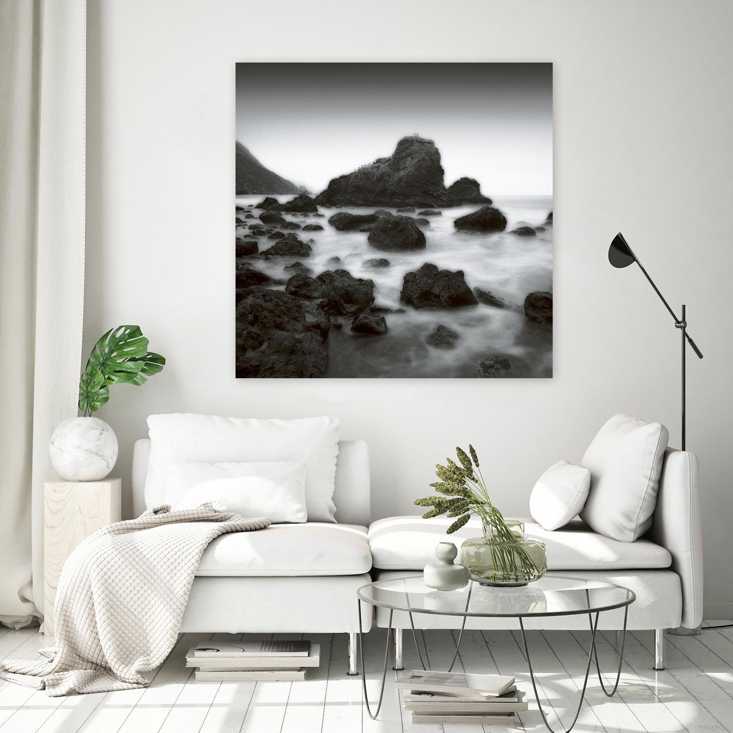 Ocean Rocks Muir Beach by Jamie Cook on GIANT ART - white sea scene
