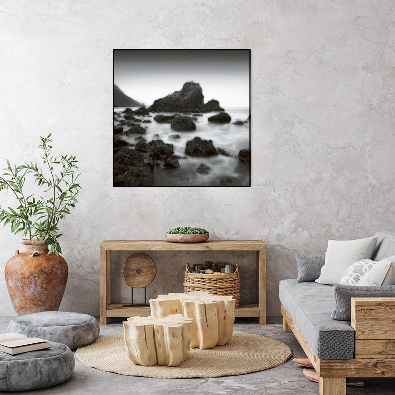 Ocean Rocks Muir Beach by Jamie Cook on GIANT ART - white sea scene