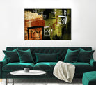 Graffiti Crowns by Tracy Hiner on GIANT ART - orange contemporary