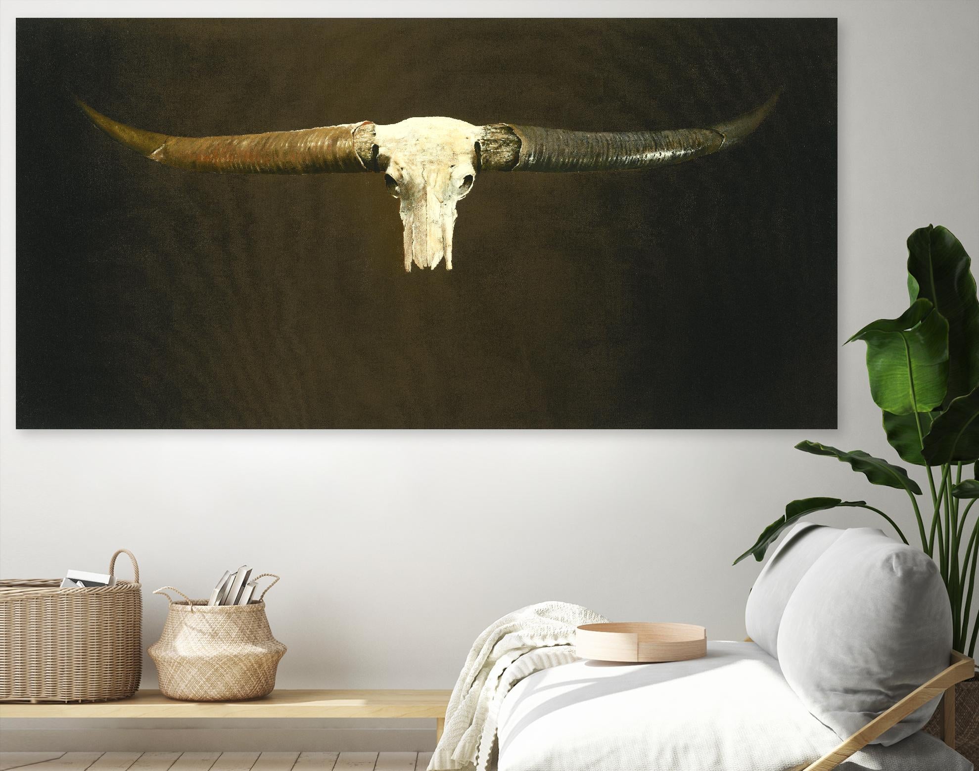 Skull by Gregory Garrett on GIANT ART - white country look