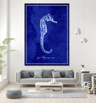 Seahorse by GI ArtLab on GIANT ART - blue nautical