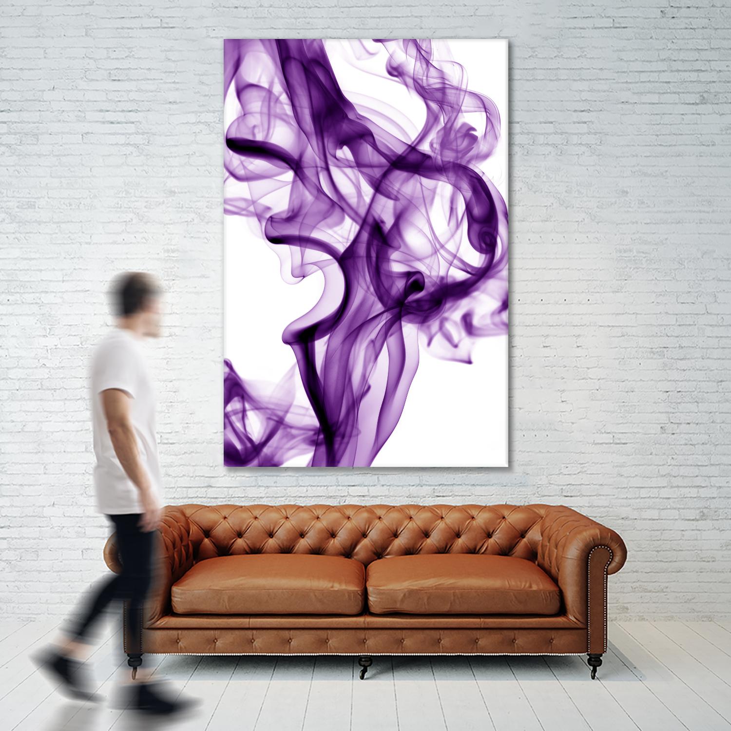 Purple Smoke by GI ArtLab on GIANT ART - white abstract