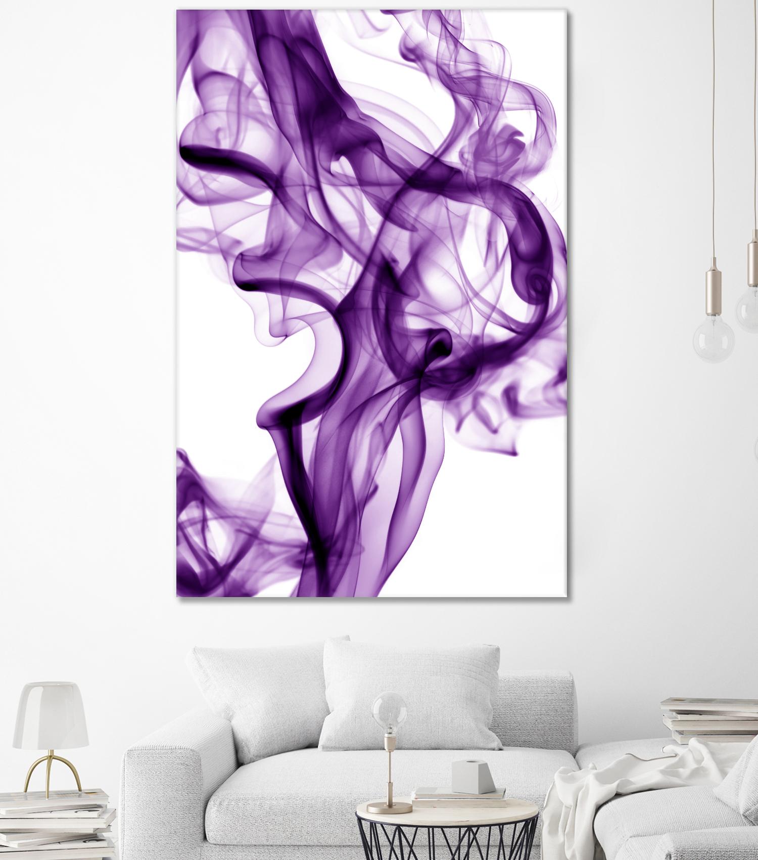 Purple Smoke by GI ArtLab on GIANT ART - white abstract