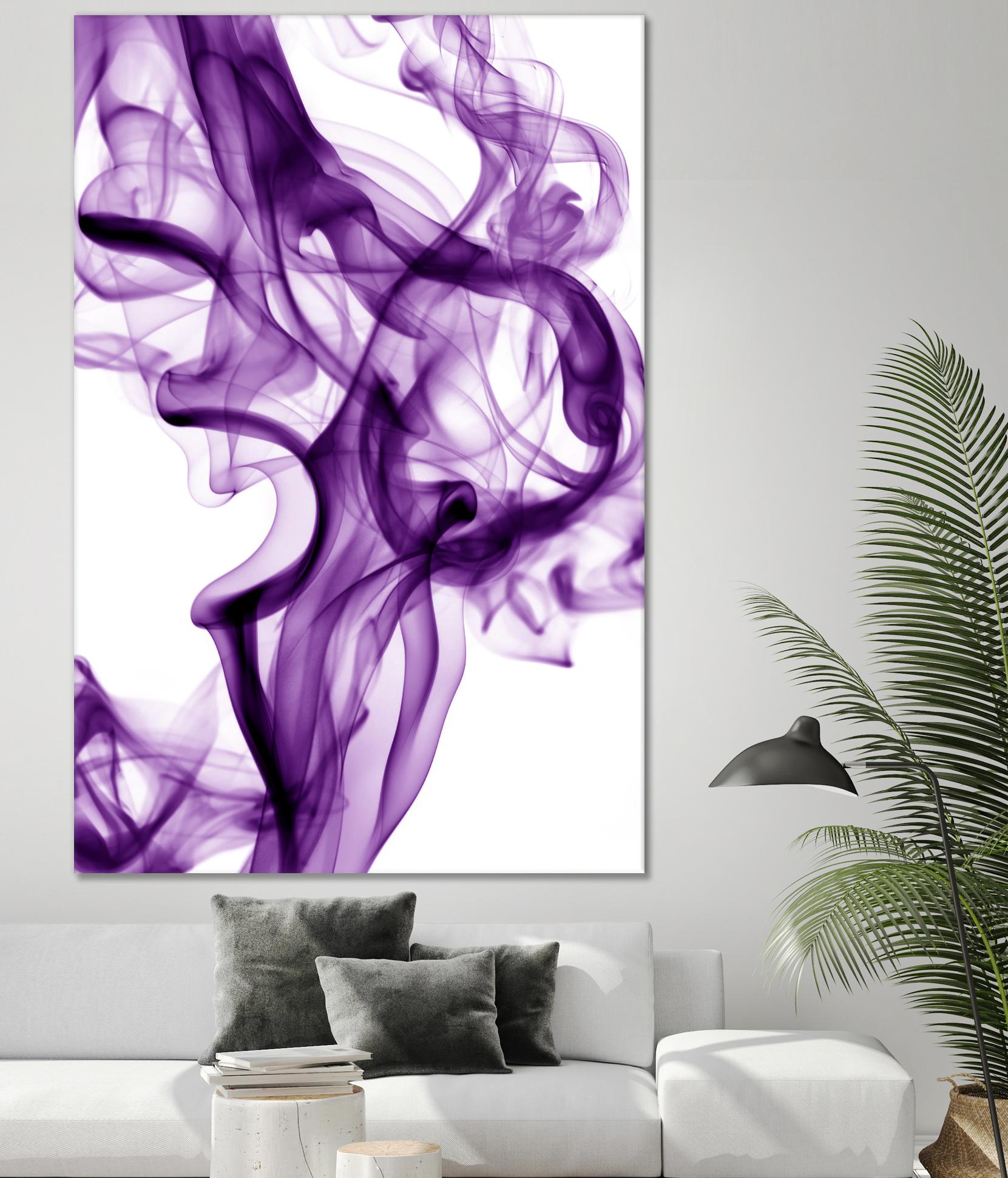 Purple Smoke by GI ArtLab on GIANT ART - white abstract