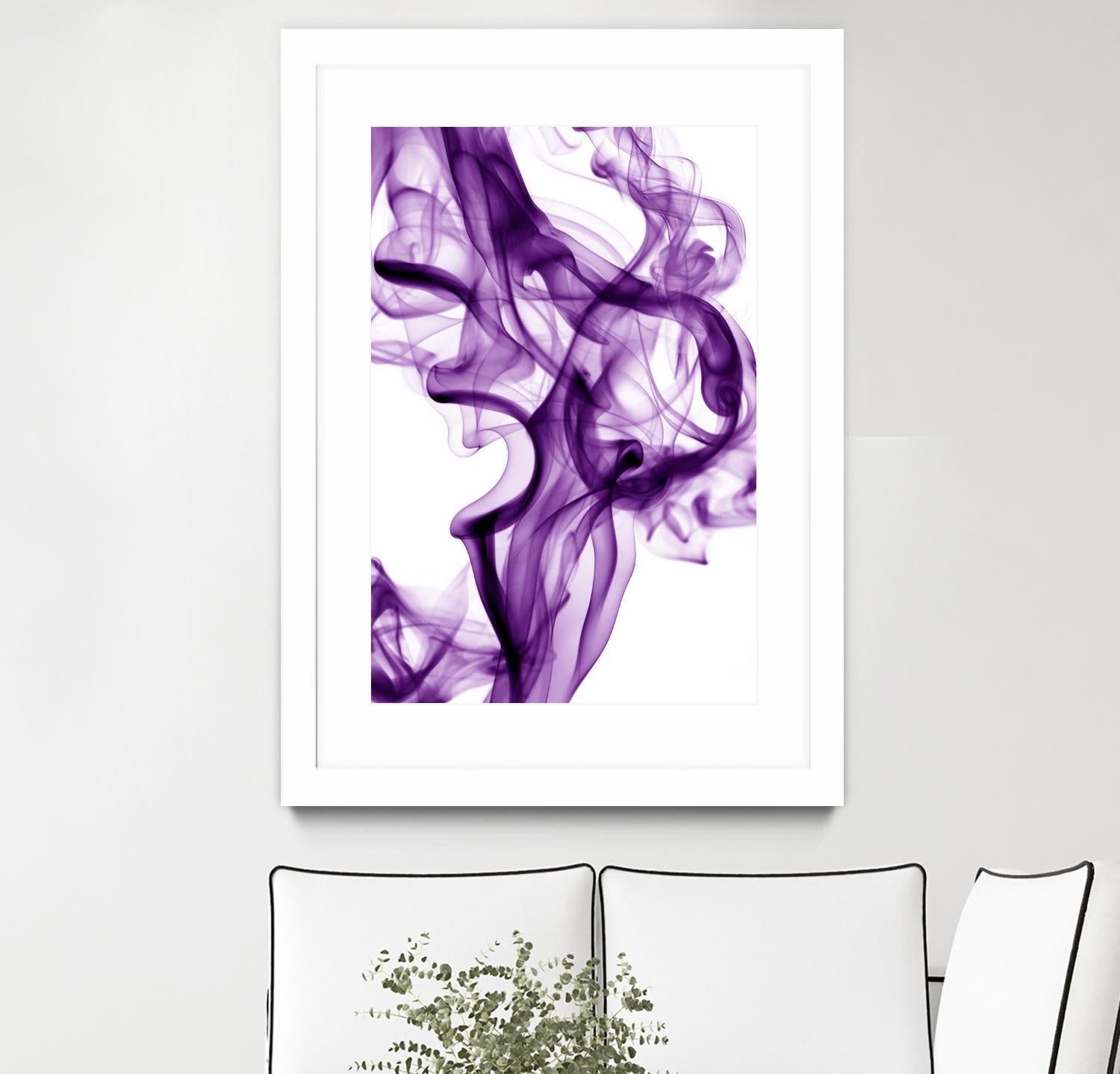 Purple Smoke by GI ArtLab on GIANT ART - white abstract