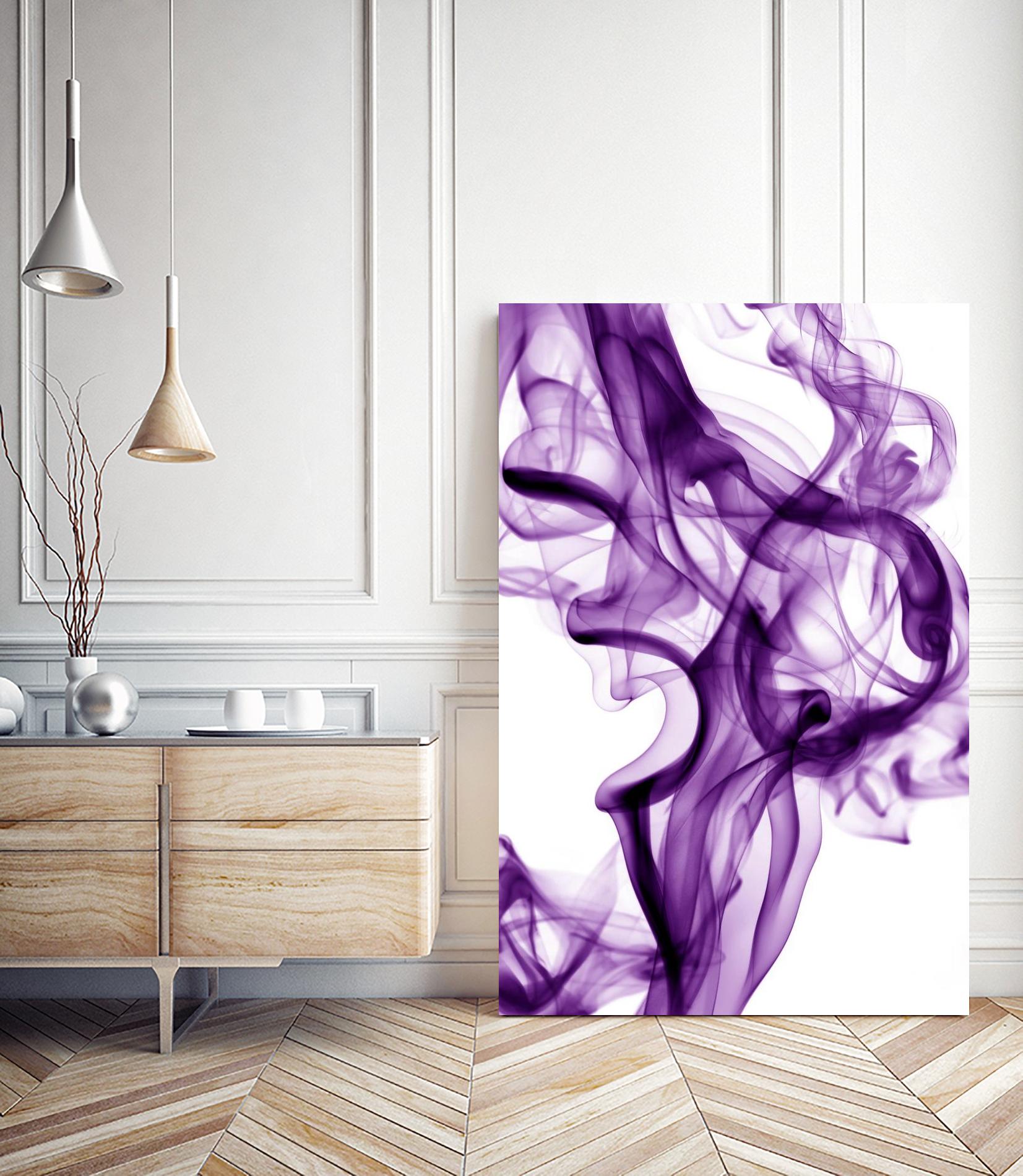 Purple Smoke by GI ArtLab on GIANT ART - white abstract