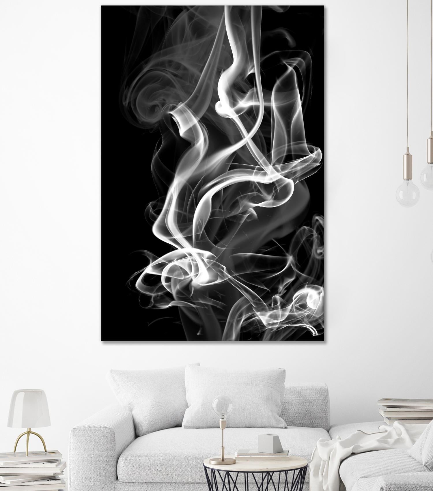 Black Smoke Abstract by GI ArtLab on GIANT ART - black abstract