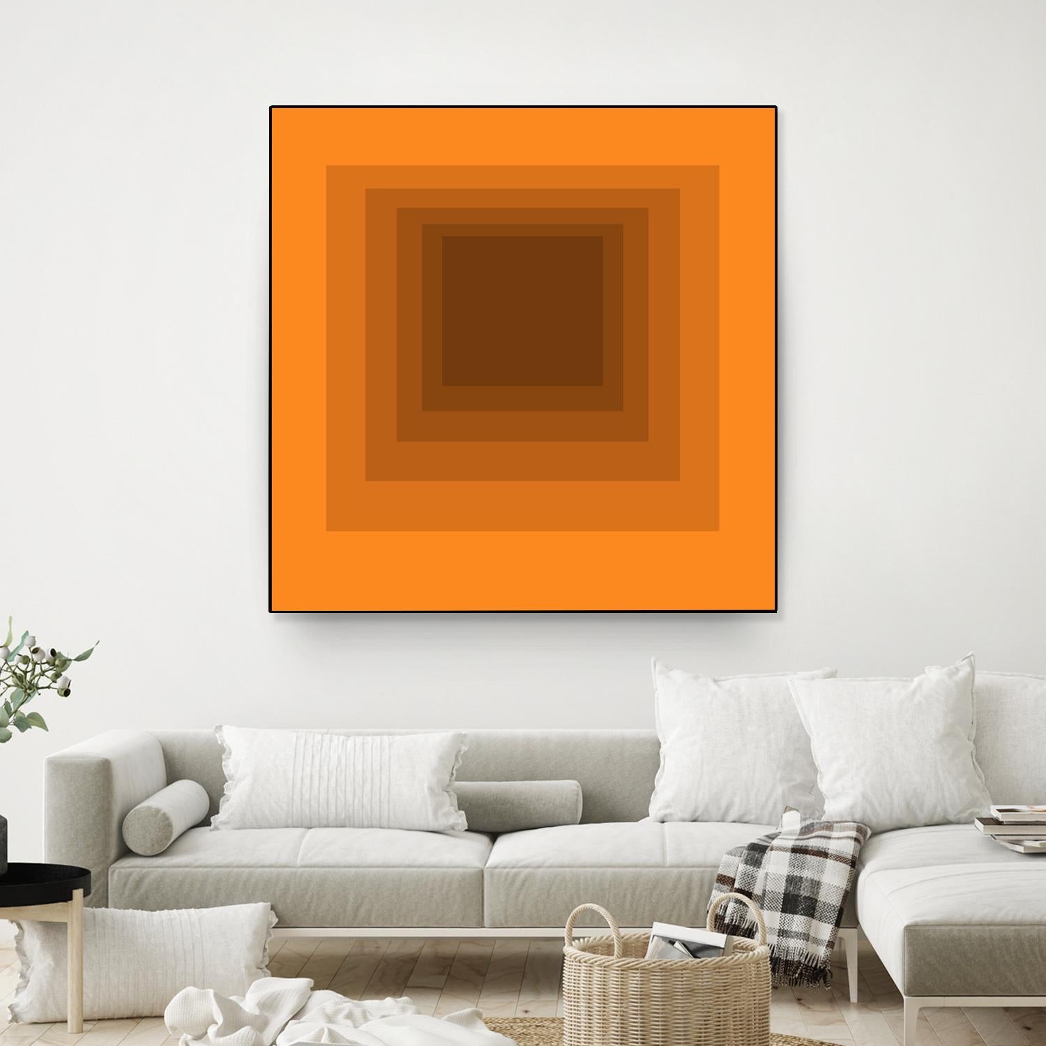 After Josef F by GI ArtLab on GIANT ART - brown abstract