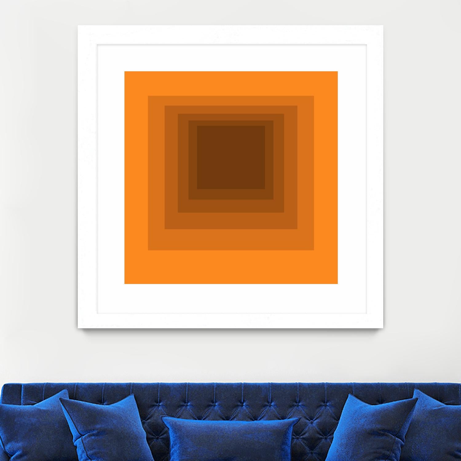 After Josef F by GI ArtLab on GIANT ART - brown abstract