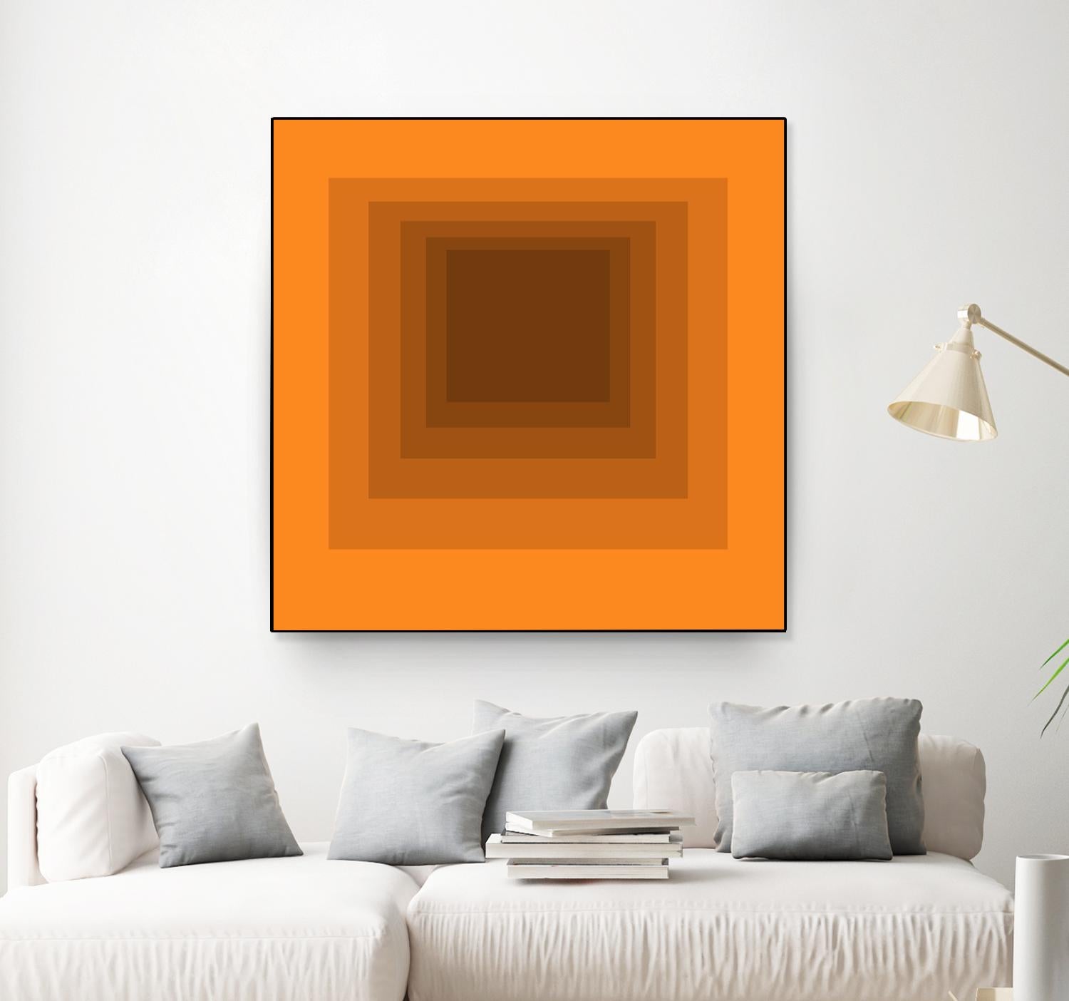 After Josef F by GI ArtLab on GIANT ART - brown abstract