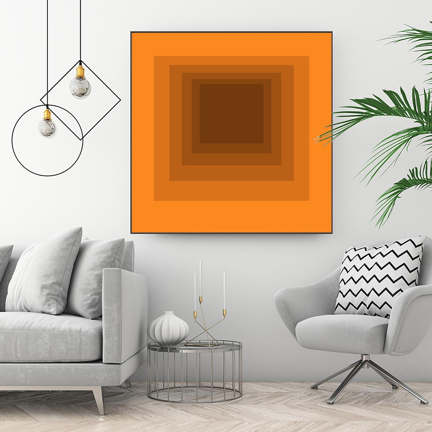 After Josef F by GI ArtLab on GIANT ART - brown abstract