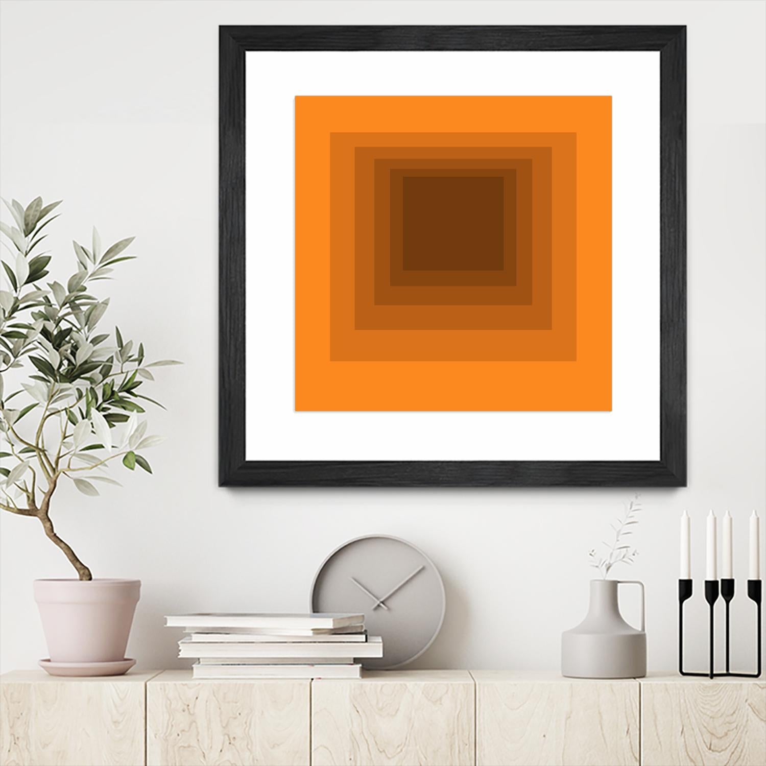 After Josef F by GI ArtLab on GIANT ART - brown abstract