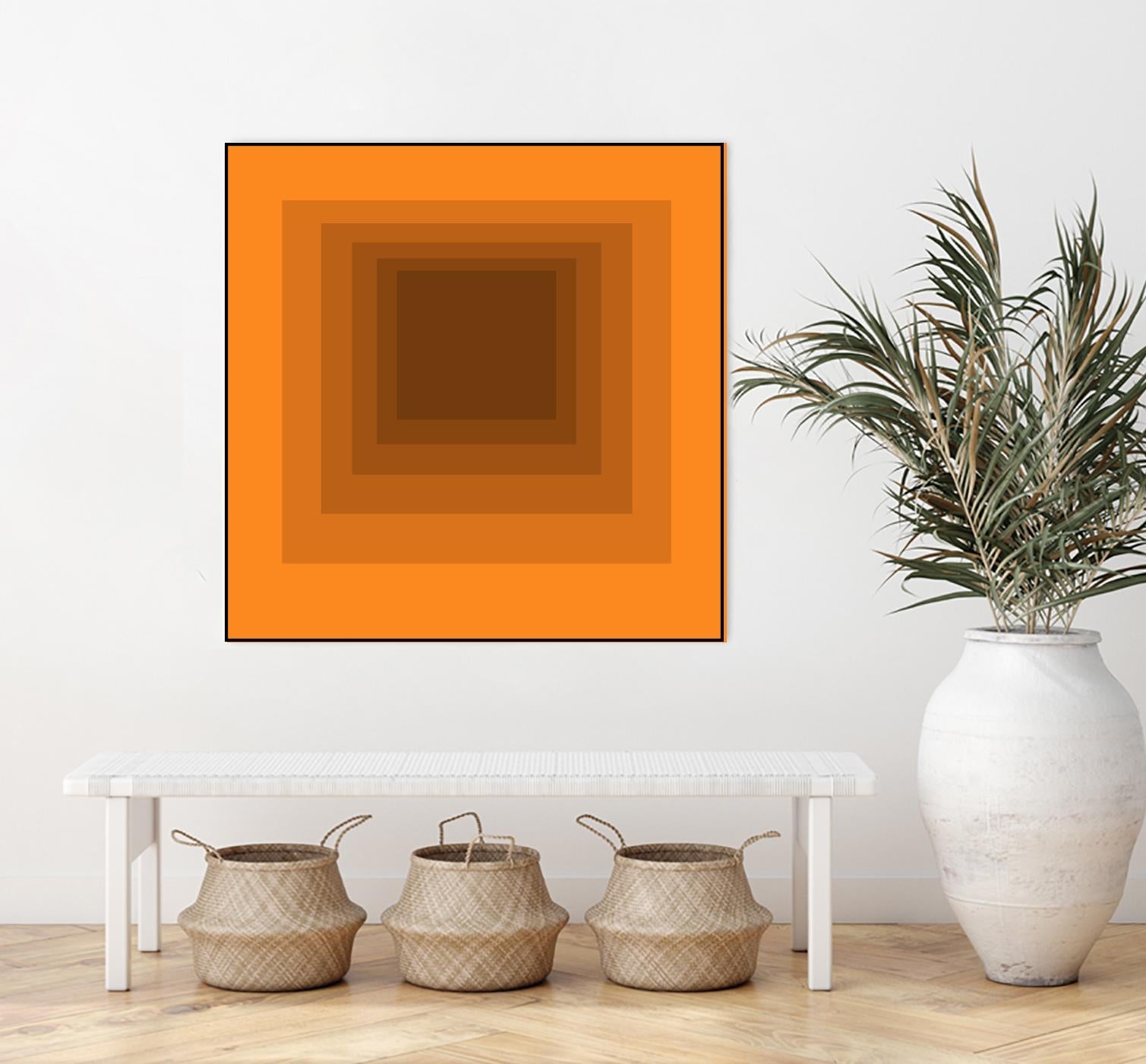 After Josef F by GI ArtLab on GIANT ART - brown abstract