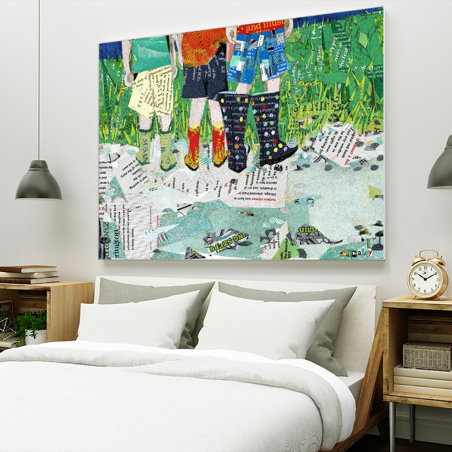 Calm #5, Yacolt WA by Mark Fraley on GIANT ART - green contemporary