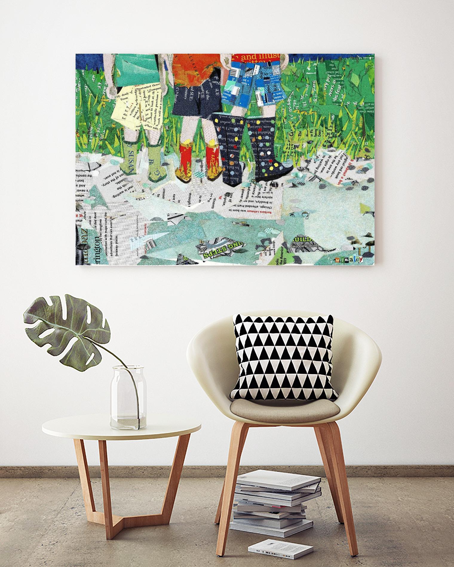 Calm #5, Yacolt WA by Mark Fraley on GIANT ART - green contemporary