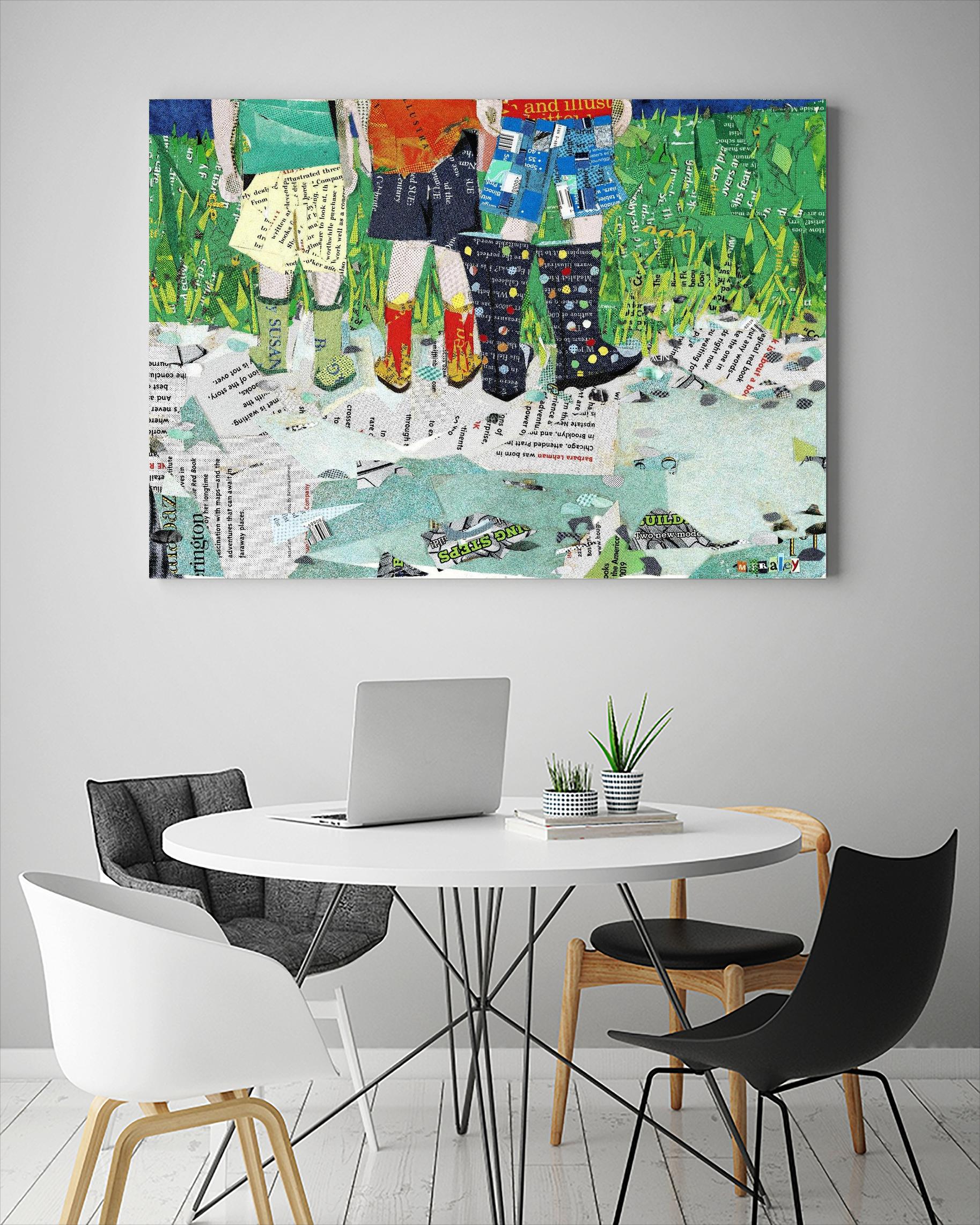 Calm #5, Yacolt WA by Mark Fraley on GIANT ART - green contemporary