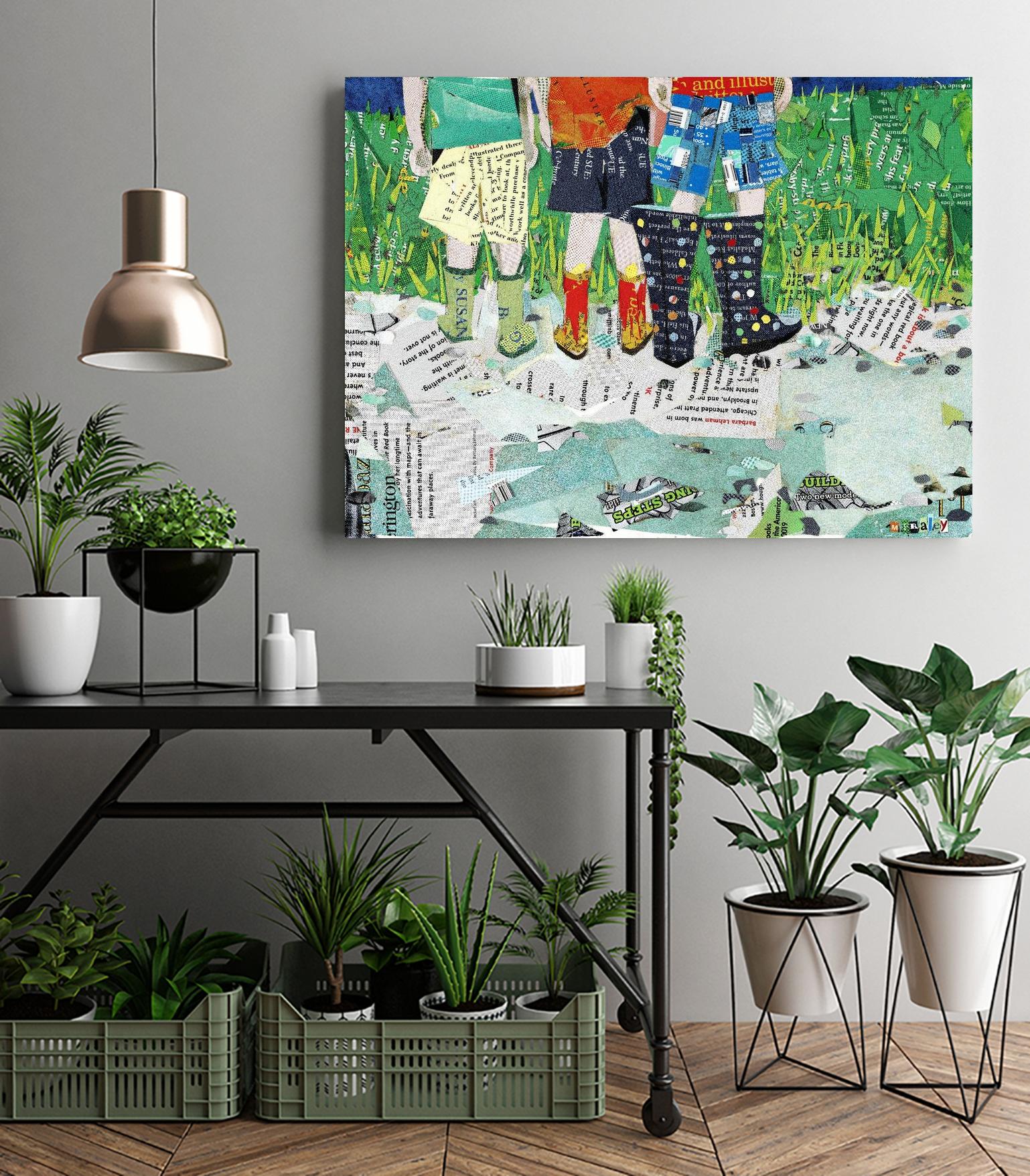 Calm #5, Yacolt WA by Mark Fraley on GIANT ART - green contemporary