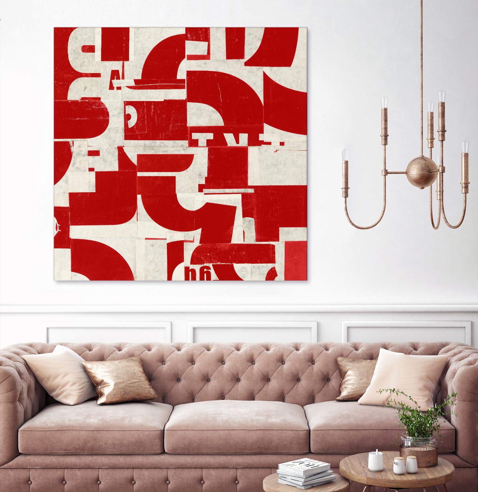 Methodical by JB Hall on GIANT ART - red abstract