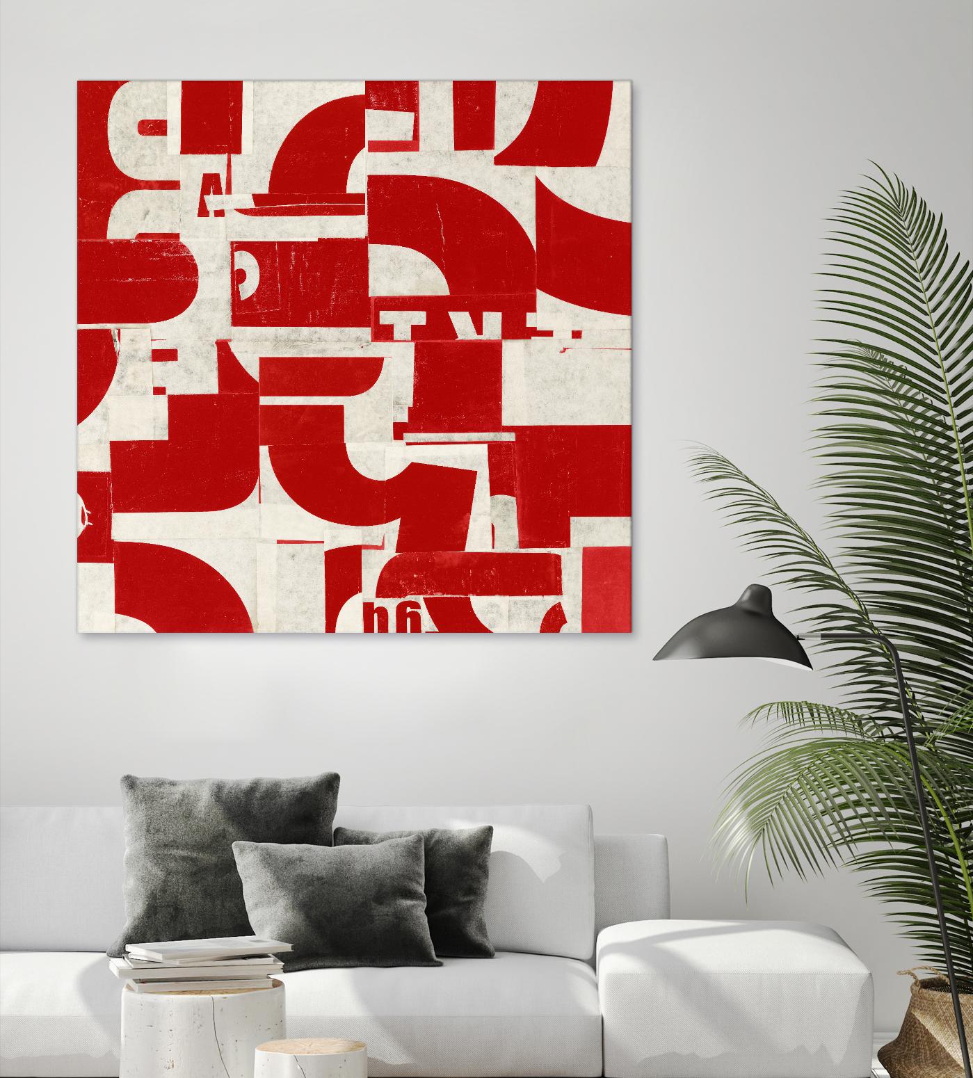 Methodical by JB Hall on GIANT ART - red abstract