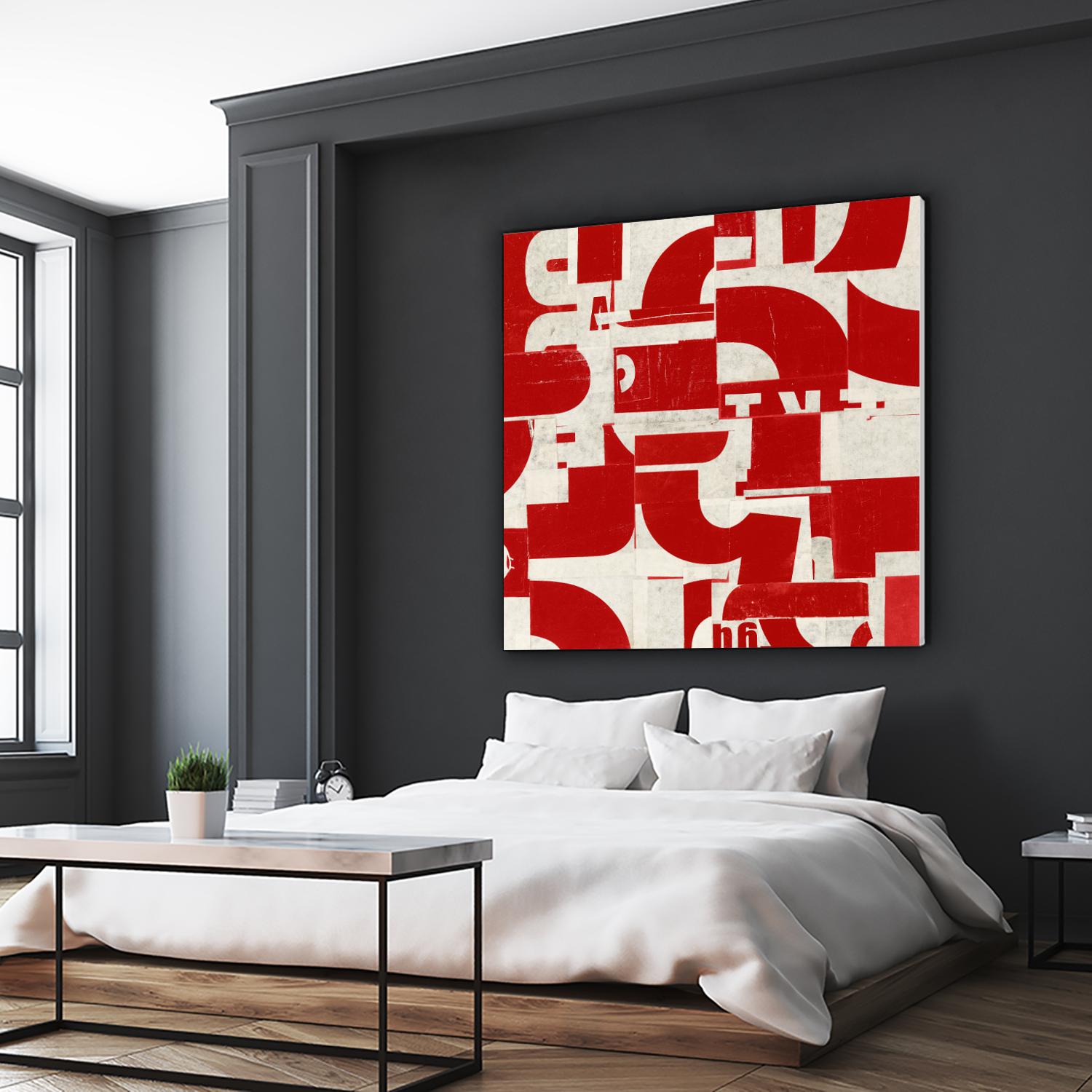 Methodical by JB Hall on GIANT ART - red abstract