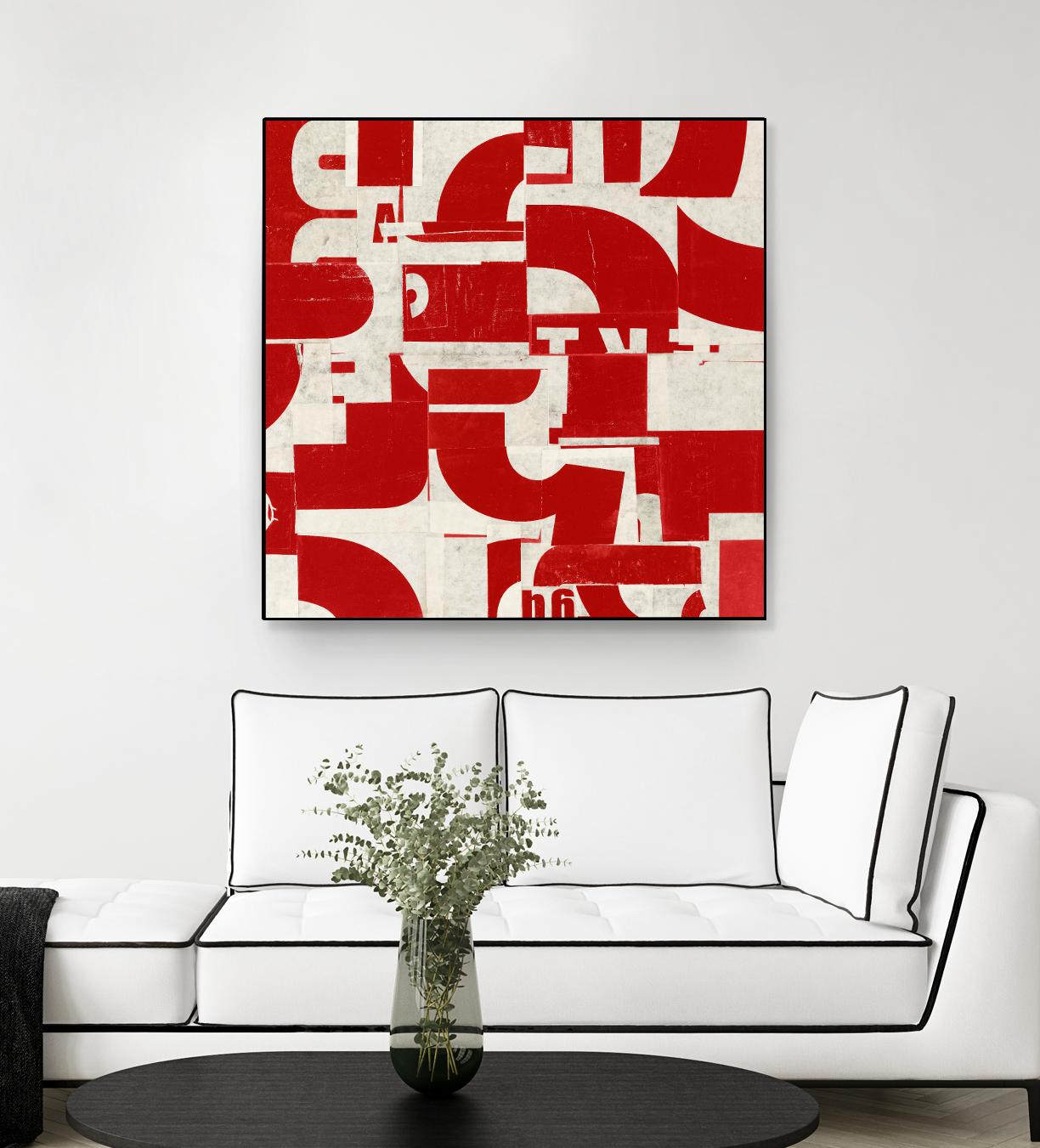 Methodical by JB Hall on GIANT ART - red abstract