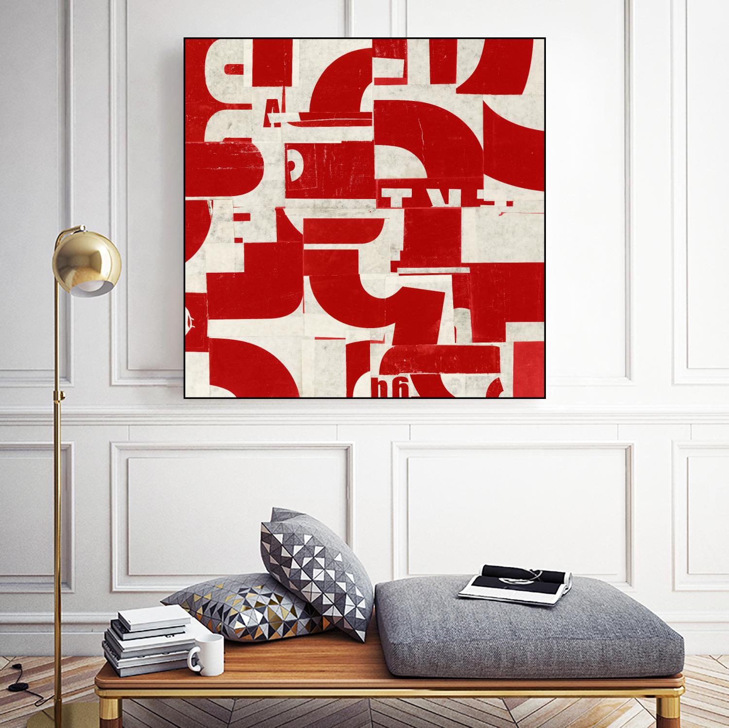 Methodical by JB Hall on GIANT ART - red abstract