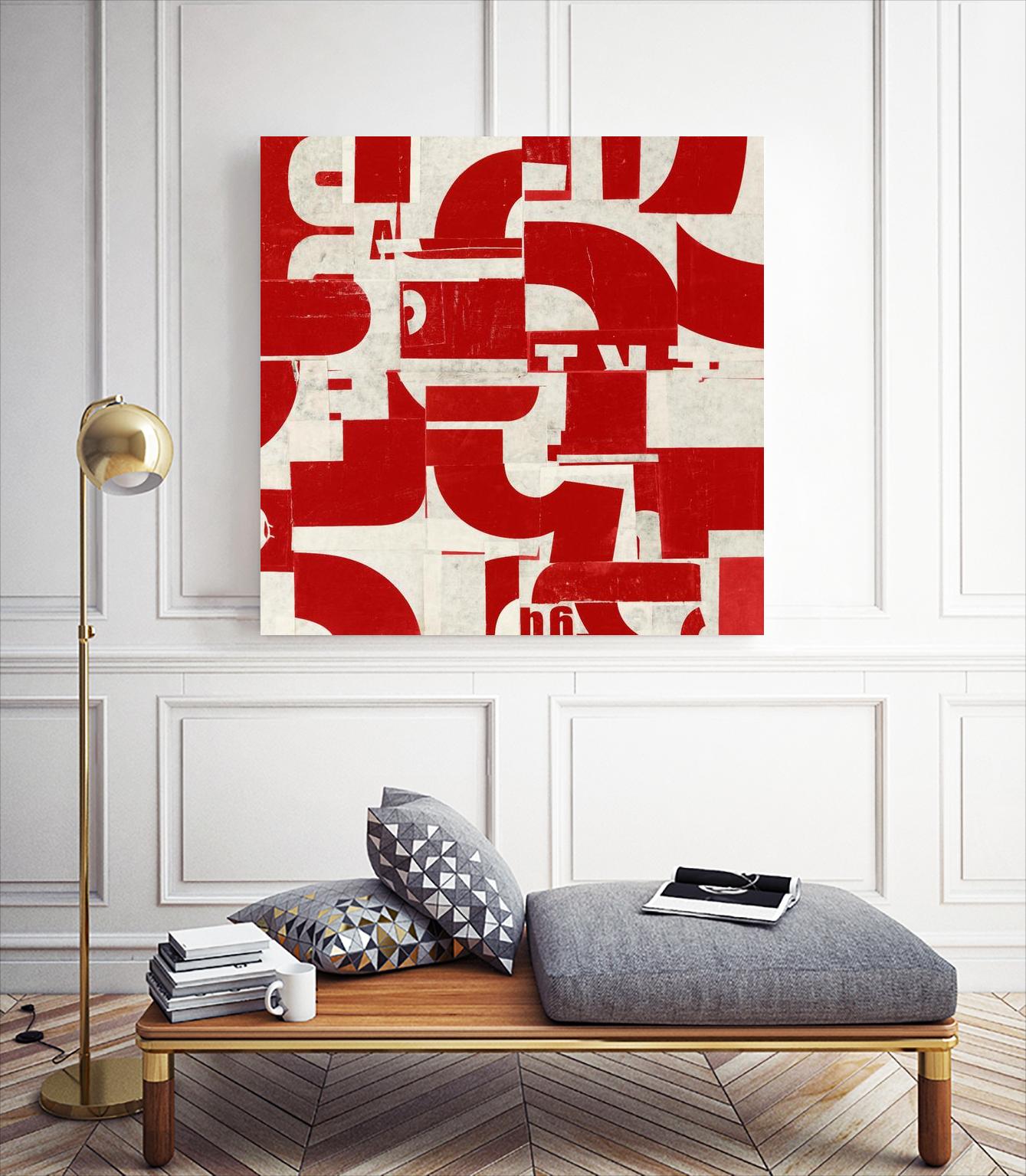 Methodical by JB Hall on GIANT ART - red abstract