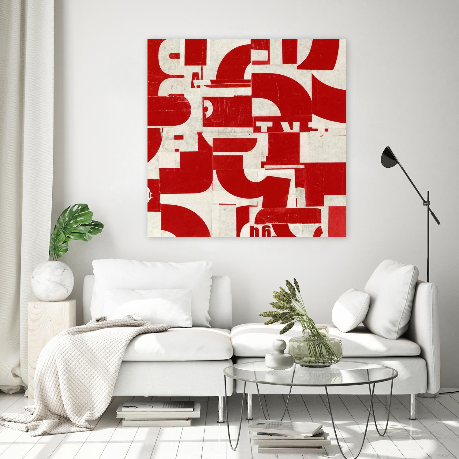 Methodical by JB Hall on GIANT ART - red abstract