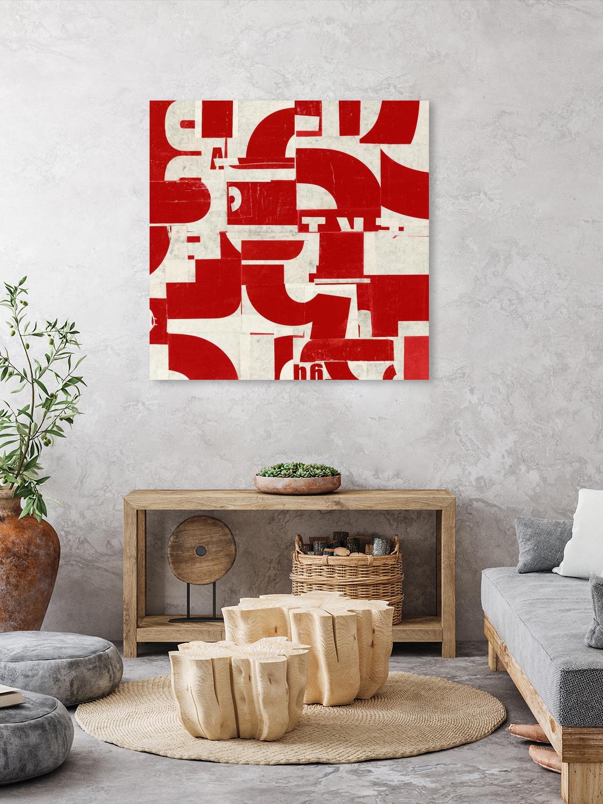 Methodical by JB Hall on GIANT ART - red abstract