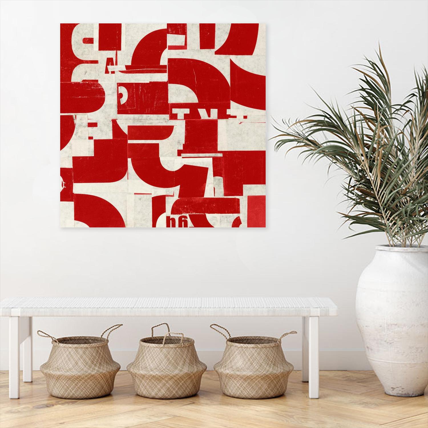 Methodical by JB Hall on GIANT ART - red abstract