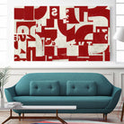 Allied by JB Hall on GIANT ART - red abstract