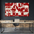 Allied by JB Hall on GIANT ART - red abstract