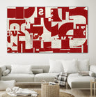 Allied by JB Hall on GIANT ART - red abstract