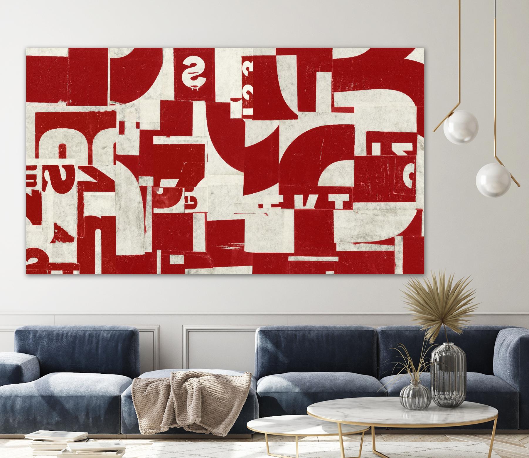 Allied by JB Hall on GIANT ART - red abstract