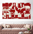Allied by JB Hall on GIANT ART - red abstract