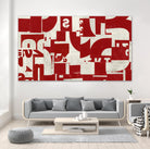 Allied by JB Hall on GIANT ART - red abstract