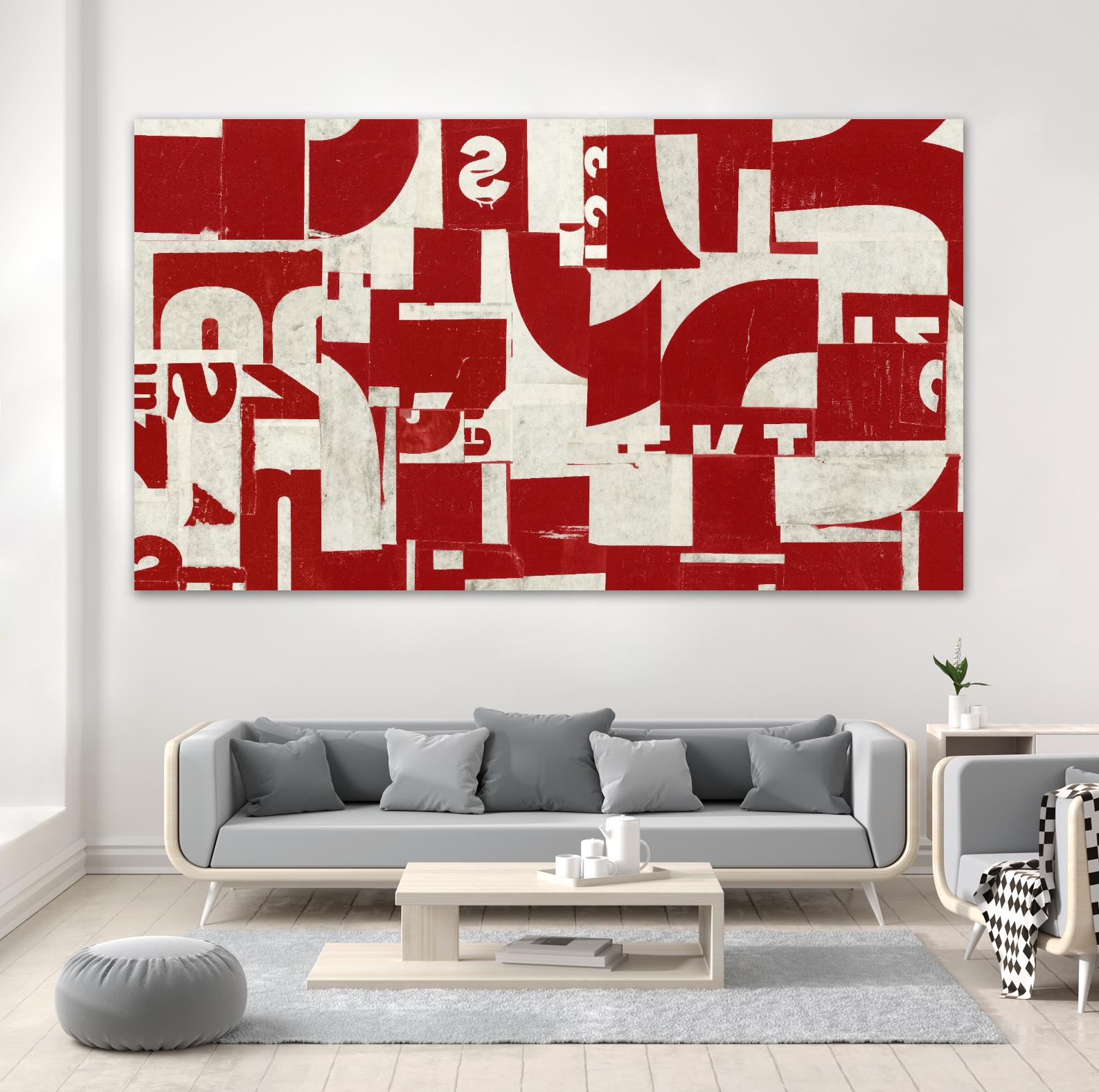 Allied by JB Hall on GIANT ART - red abstract