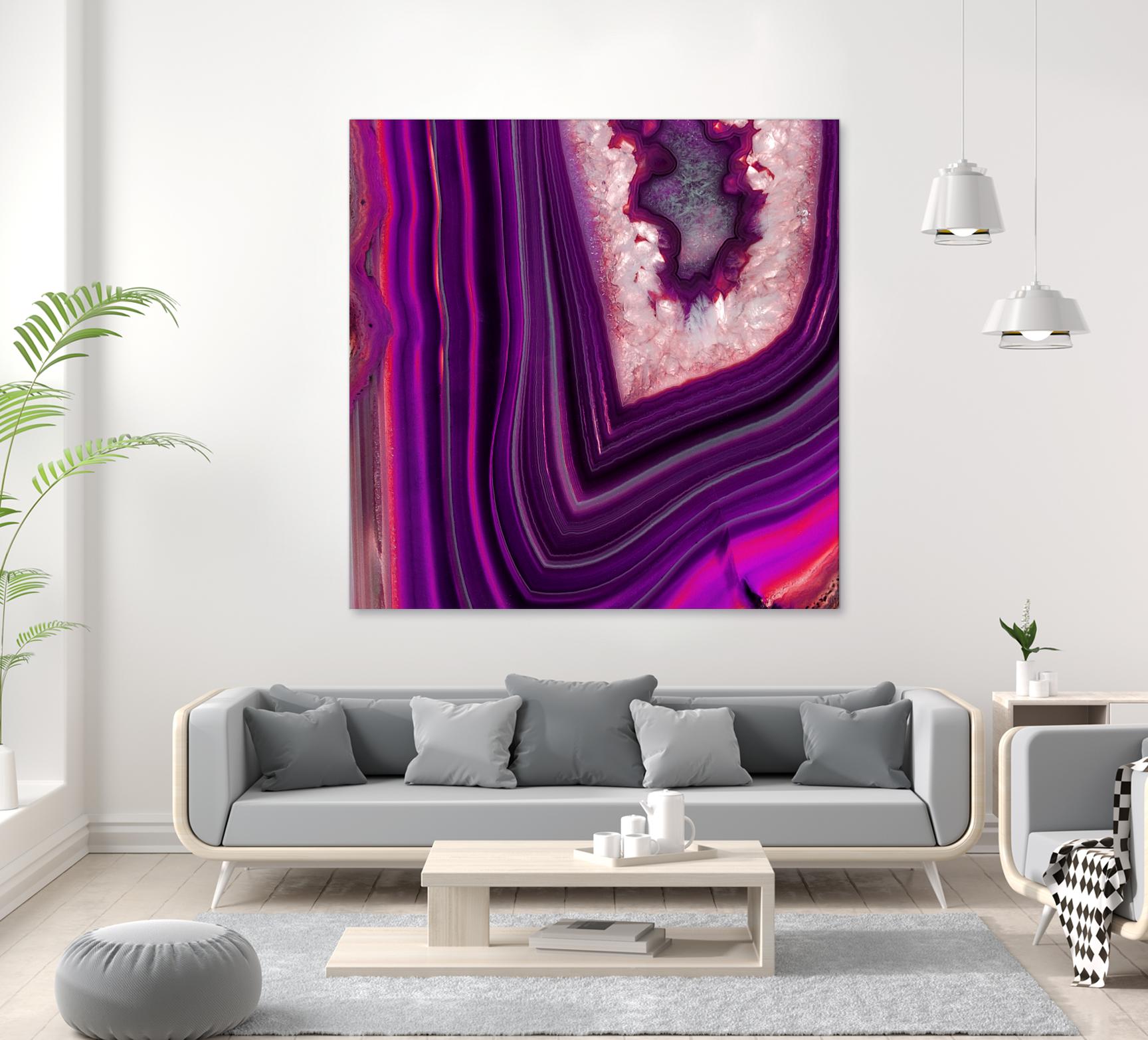 Saturn Geode by GI ArtLab on GIANT ART - white abstract