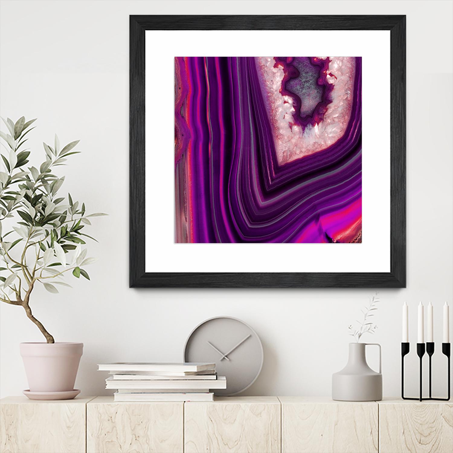 Saturn Geode by GI ArtLab on GIANT ART - white abstract