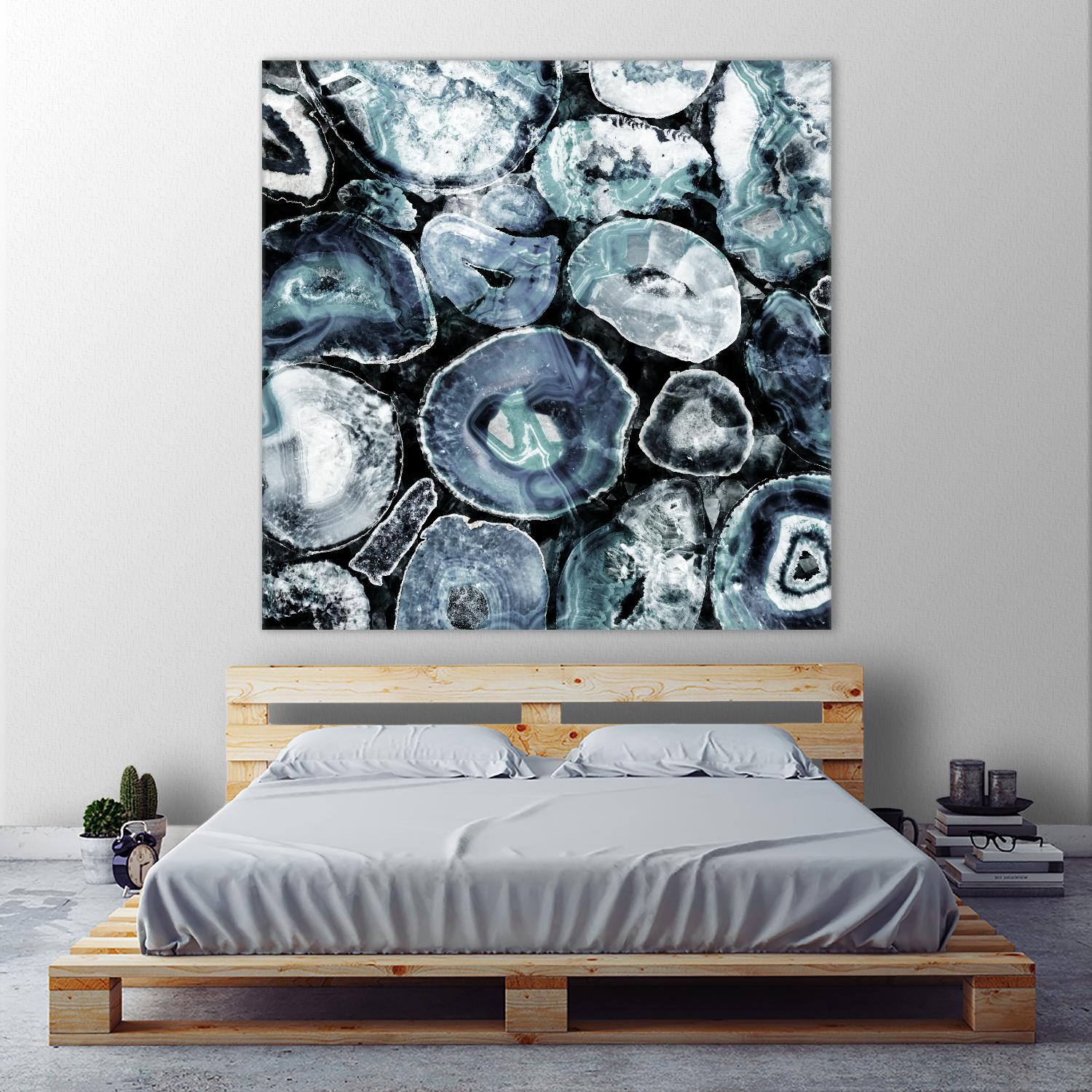 Obsidian B by GI ArtLab on GIANT ART - black abstract