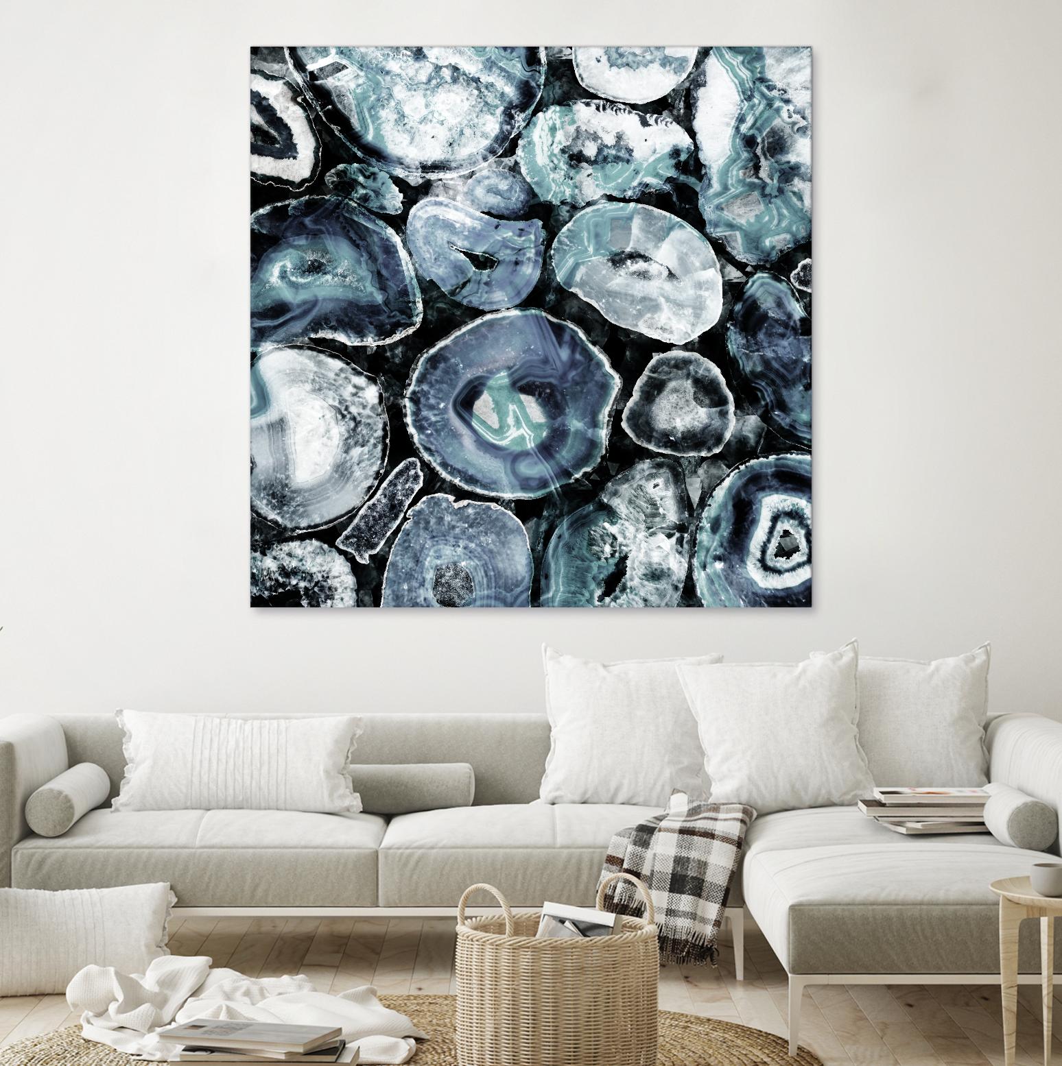 Obsidian B by GI ArtLab on GIANT ART - black abstract