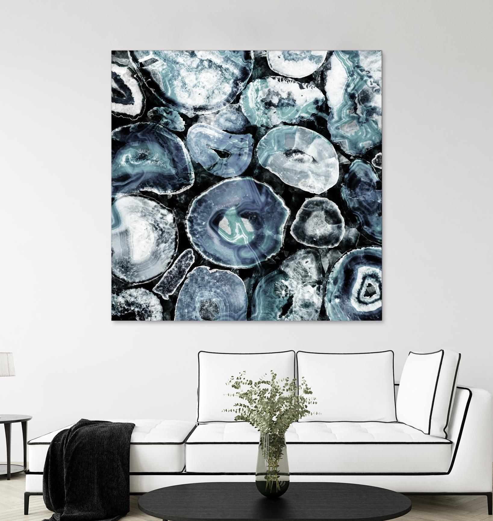Obsidian B by GI ArtLab on GIANT ART - black abstract