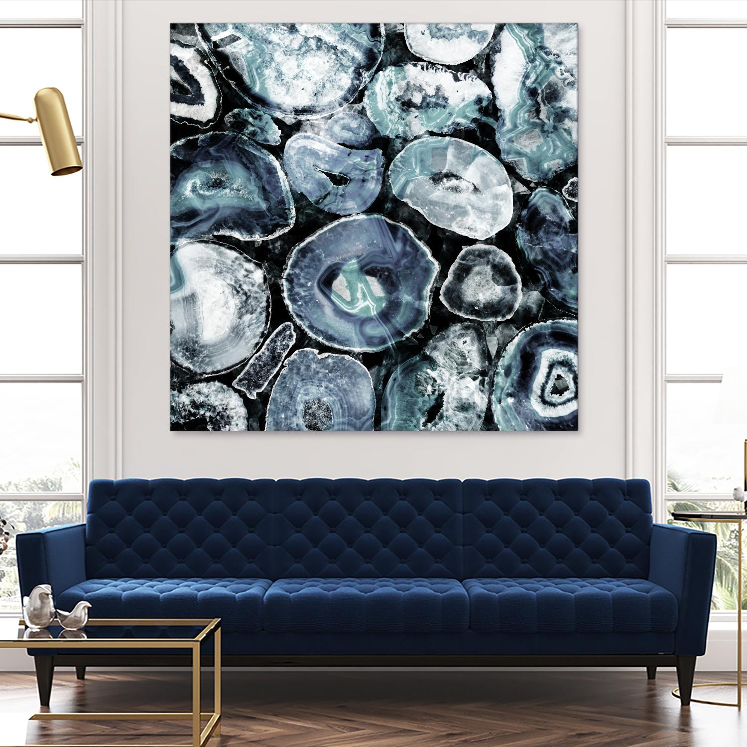 Obsidian B by GI ArtLab on GIANT ART - black abstract