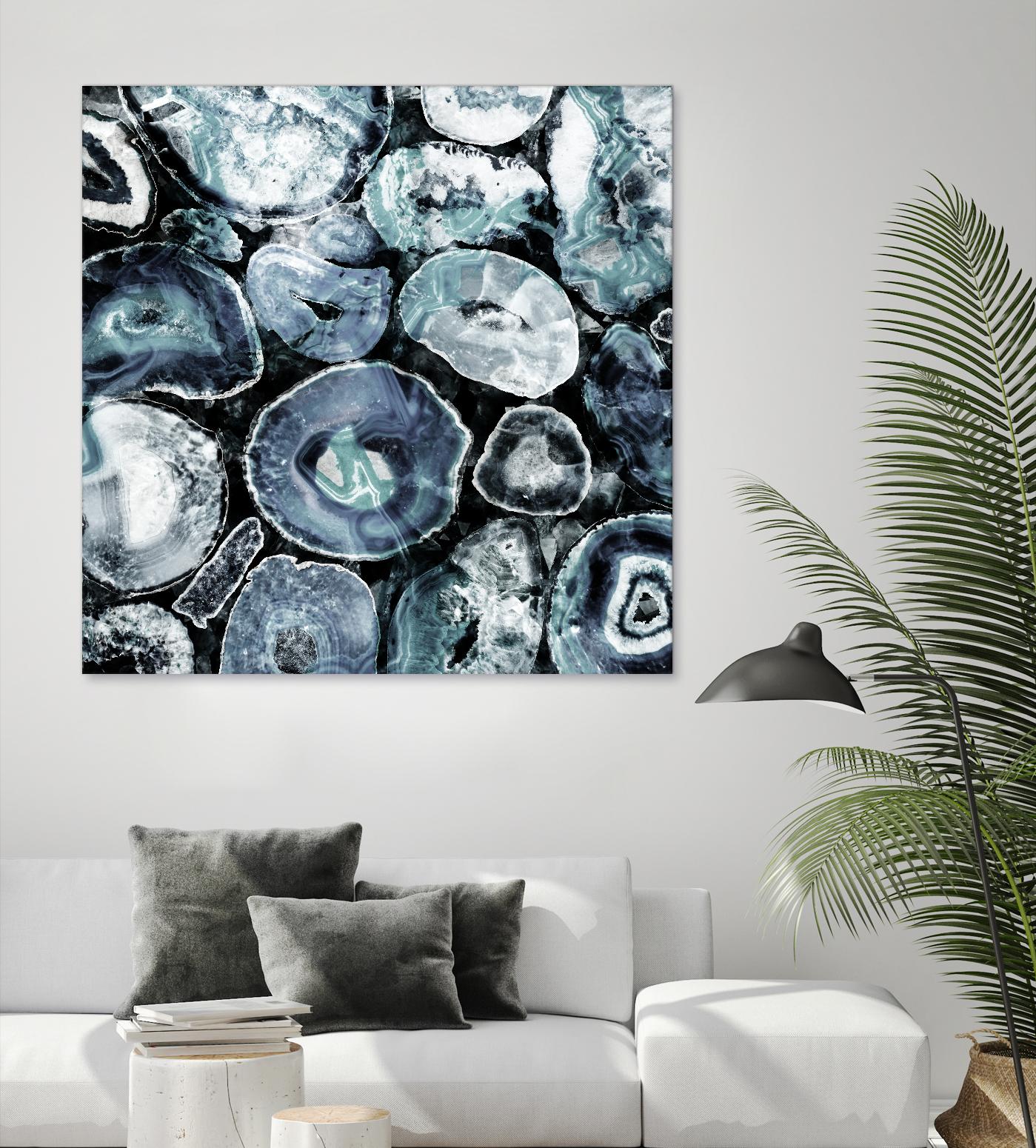 Obsidian B by GI ArtLab on GIANT ART - black abstract