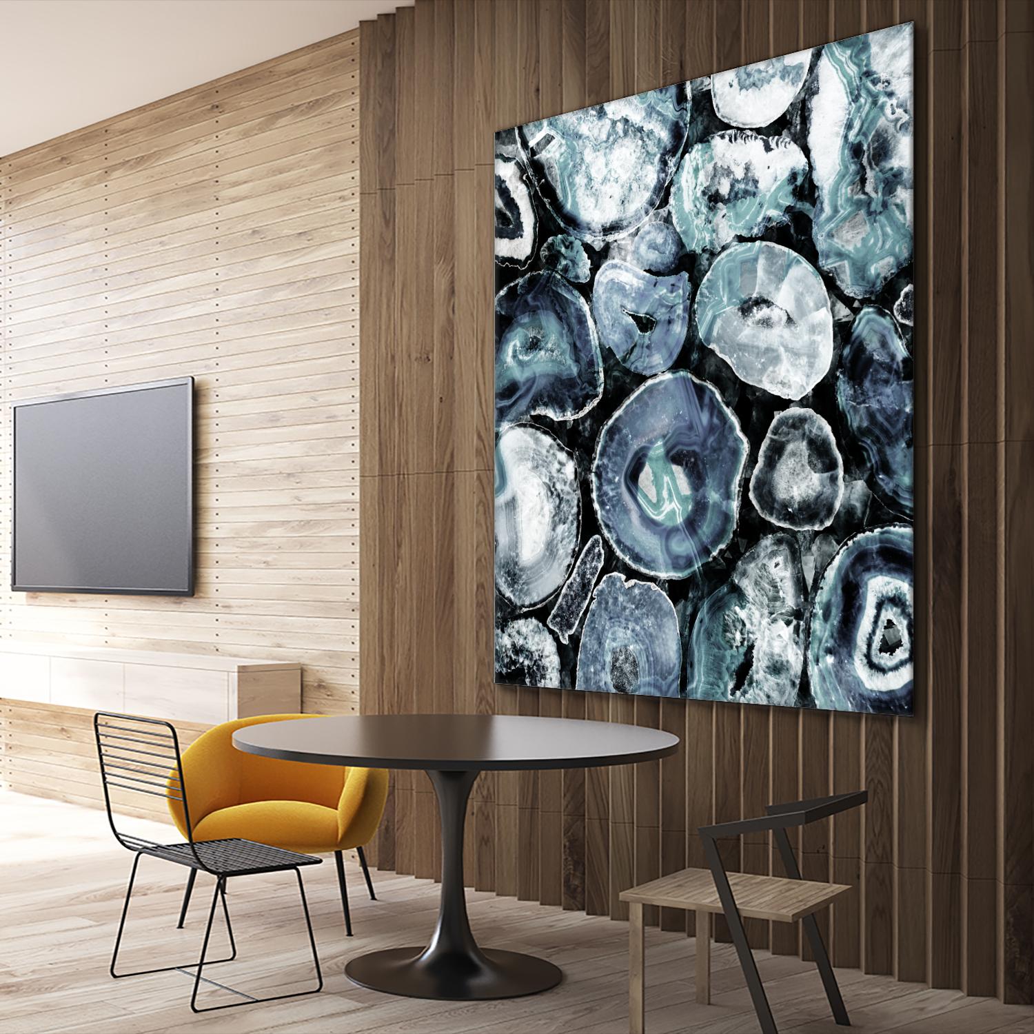 Obsidian B by GI ArtLab on GIANT ART - black abstract