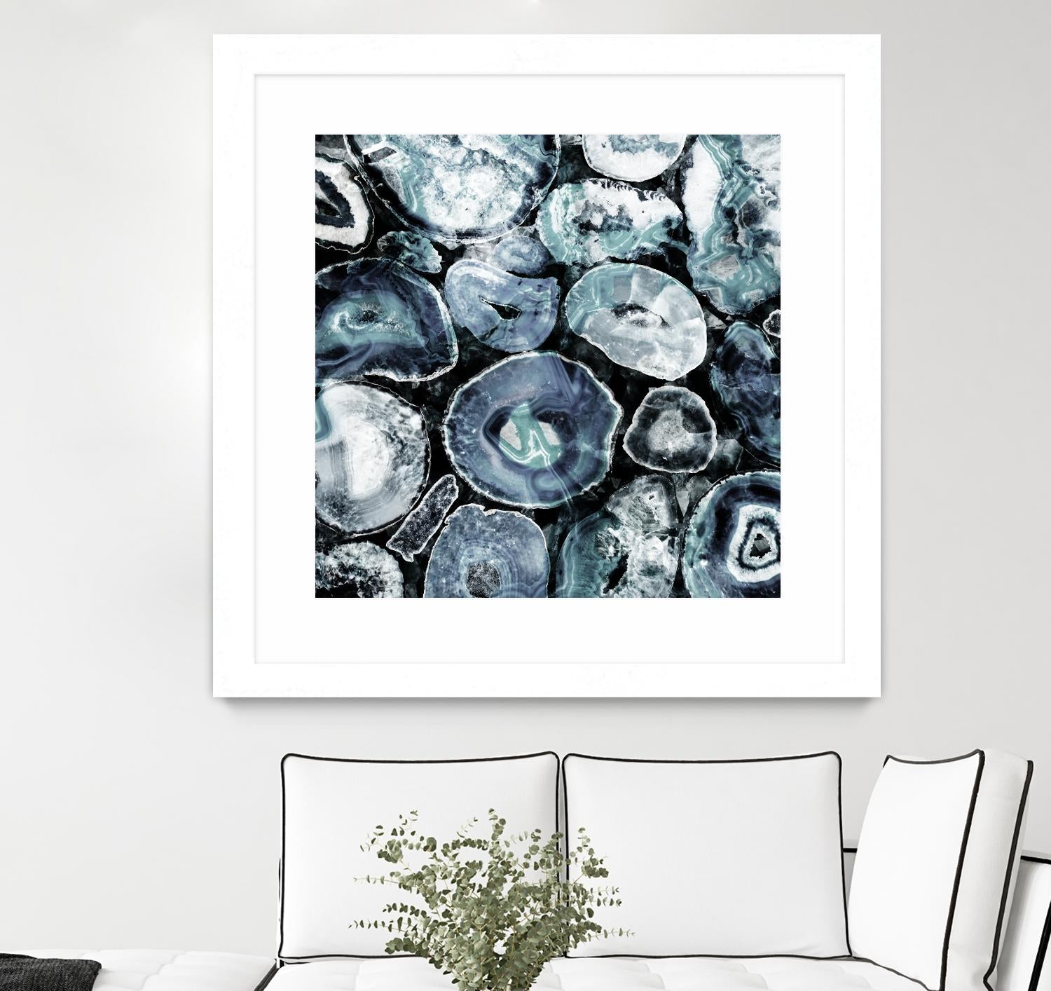 Obsidian B by GI ArtLab on GIANT ART - black abstract