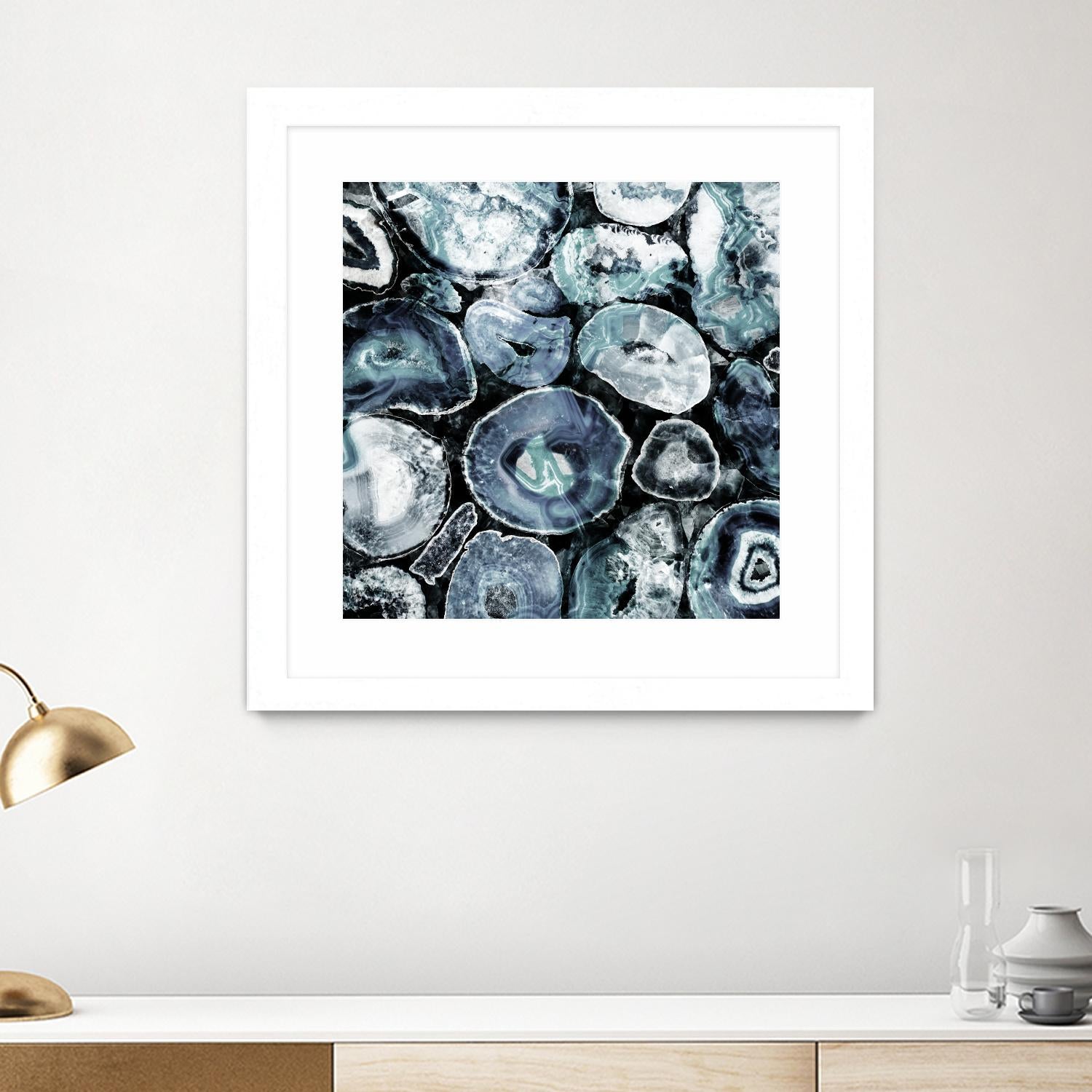 Obsidian B by GI ArtLab on GIANT ART - black abstract