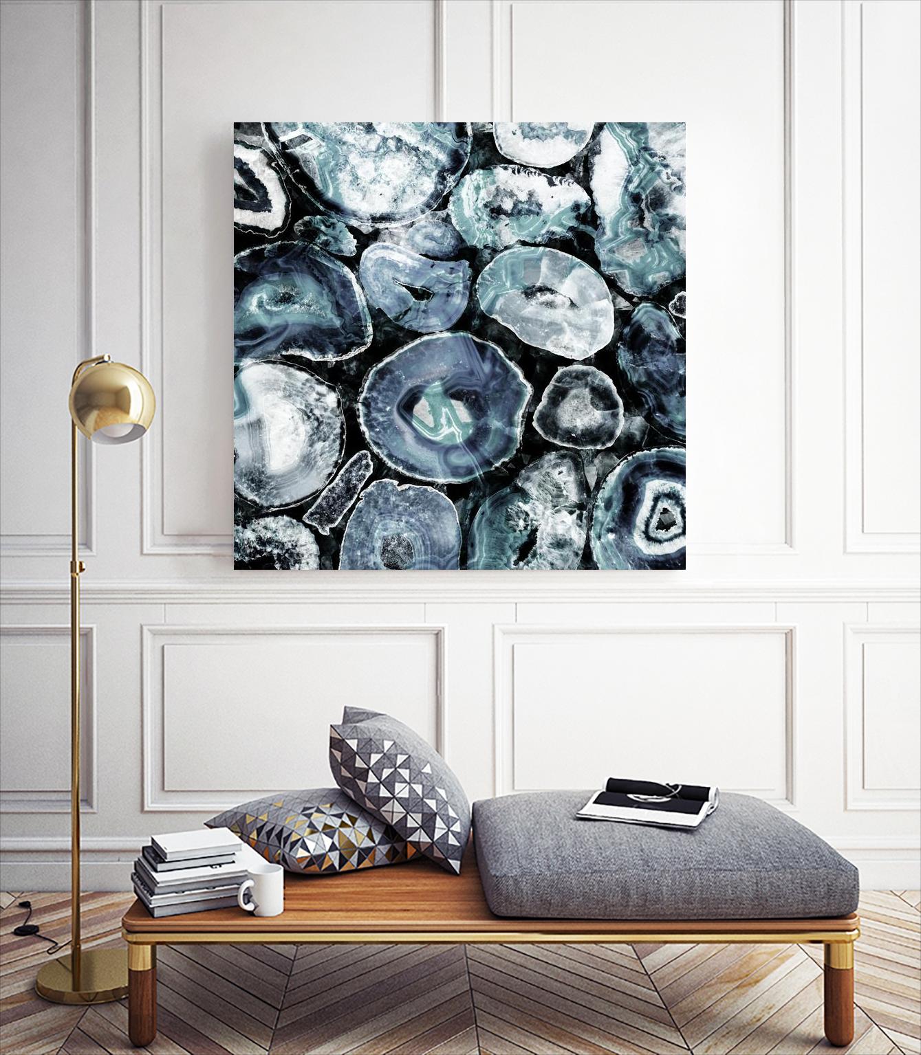 Obsidian B by GI ArtLab on GIANT ART - black abstract