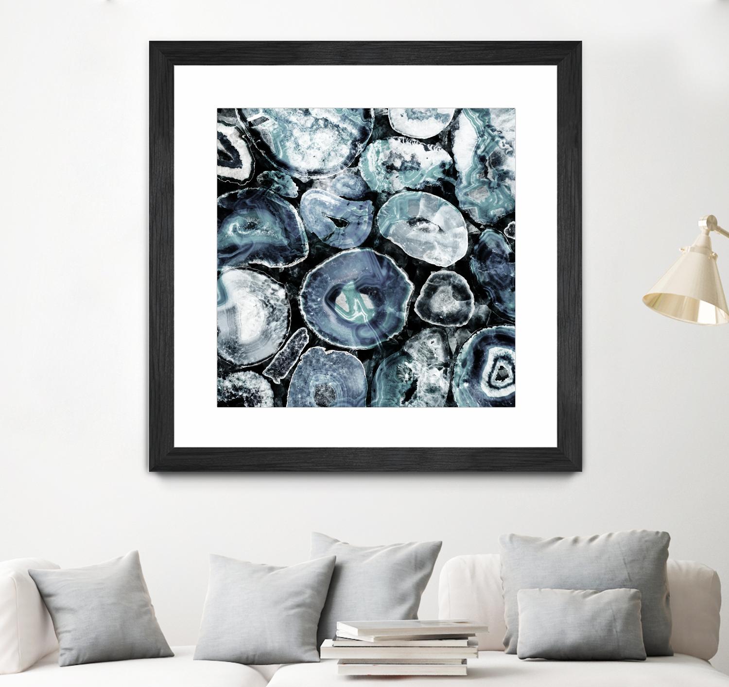 Obsidian B by GI ArtLab on GIANT ART - black abstract